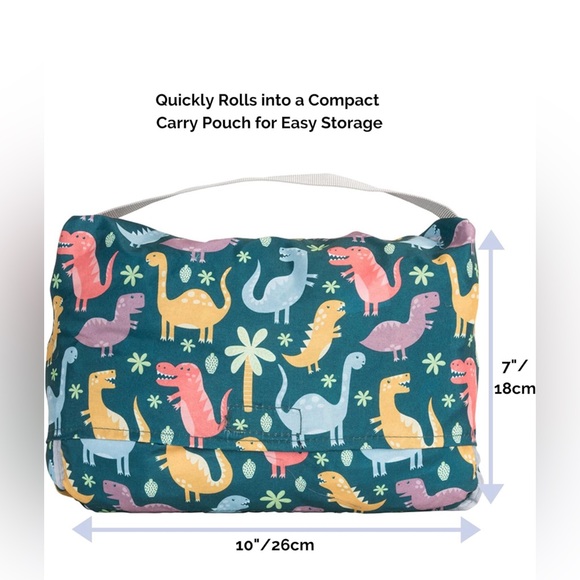 High chair and shopping card cover for kids/babies. Multicolored dinosaurs - Picture 9 of 13